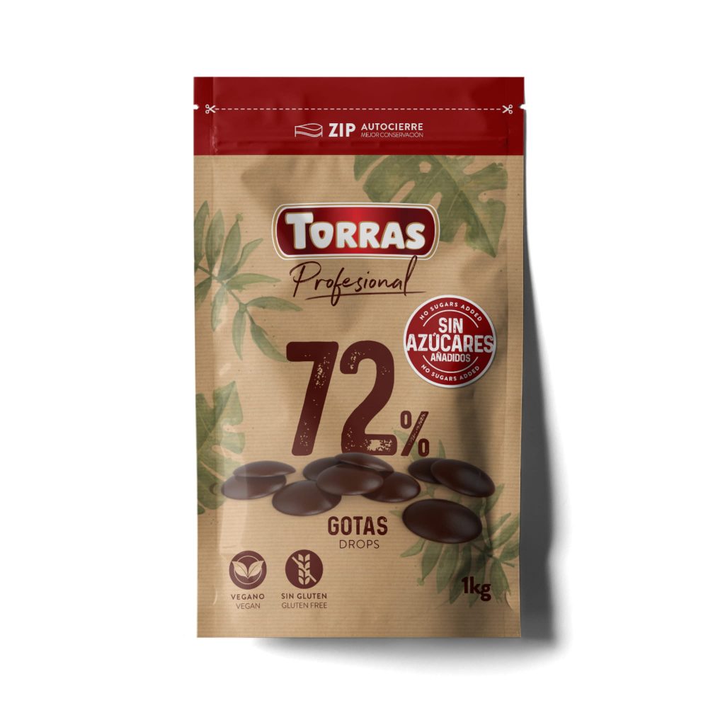 Chocolate en Gotas 72% Cacao 1Kg