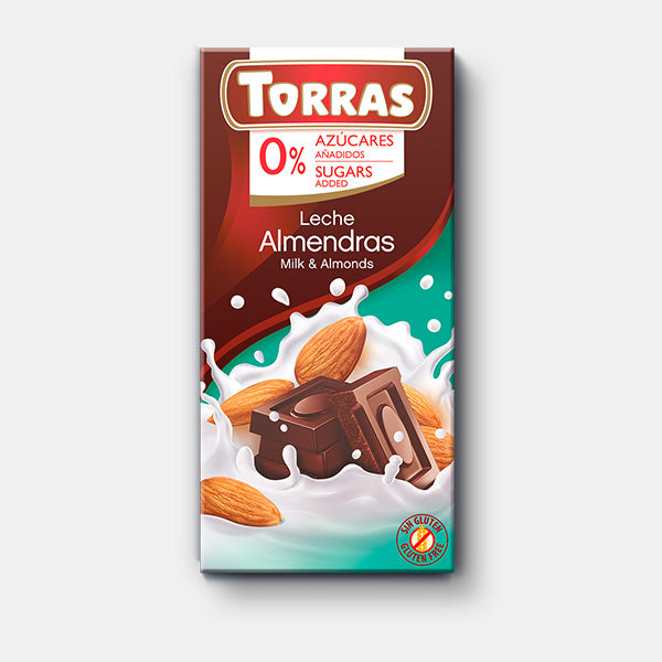 Chocolate Leche con Almendras 75g