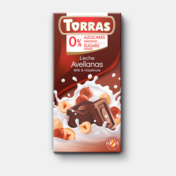 Chocolate  Leche con Avellanas 75g