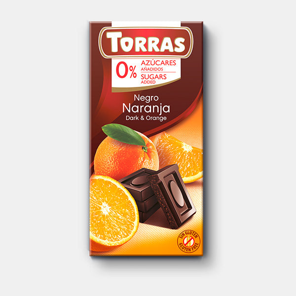 Chocolate Negro con Naranja 75g