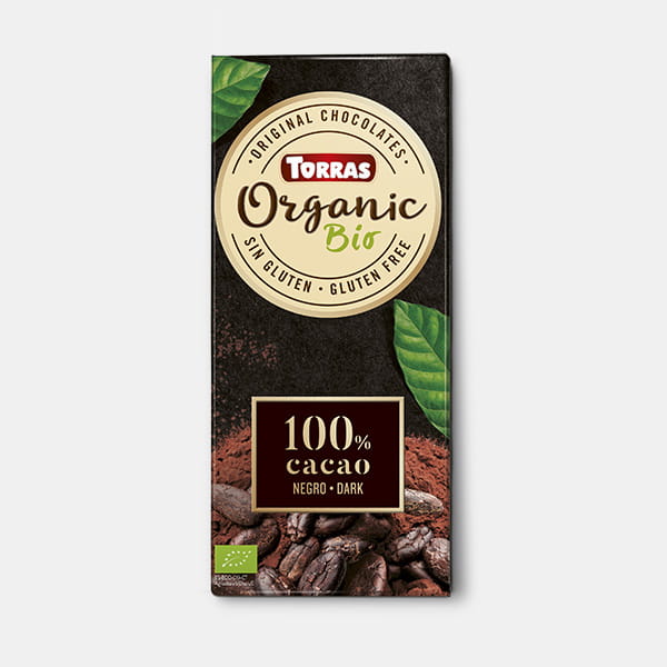 Chocolate Orgánico Negro 100% Cacao 100g