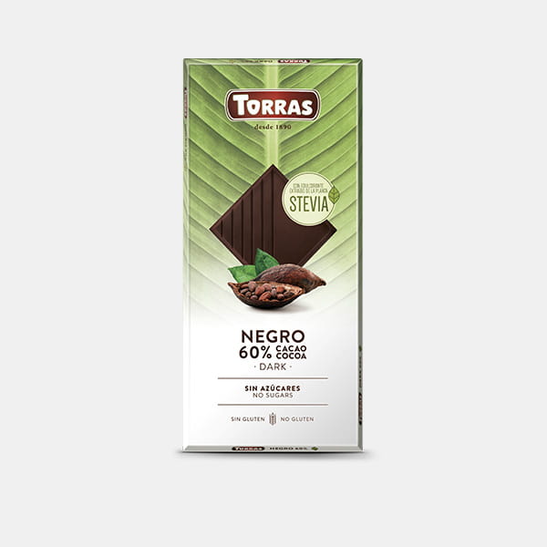 Chocolate  Negro 60% cacao 100g
